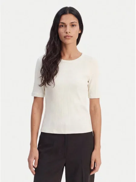 Calvin Klein Majica volneno bela