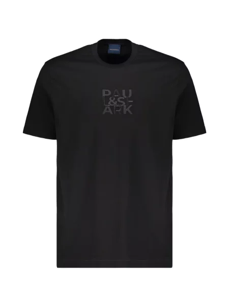 Tricou Paul & Shark cu broderie negru