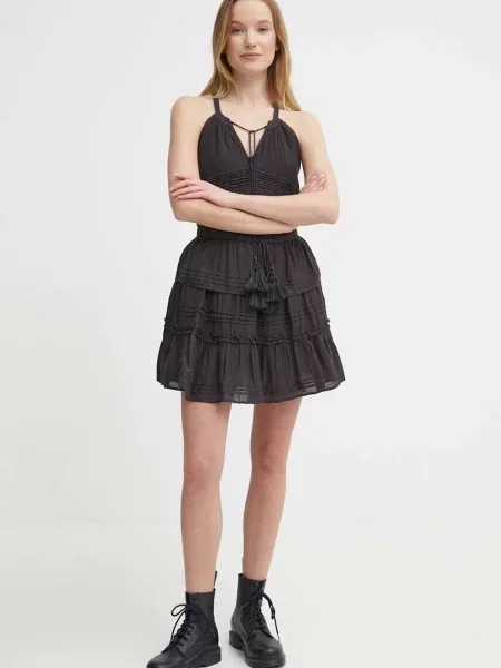 Спідниця Pepe Jeans DAELYN mini розкльошена сірий