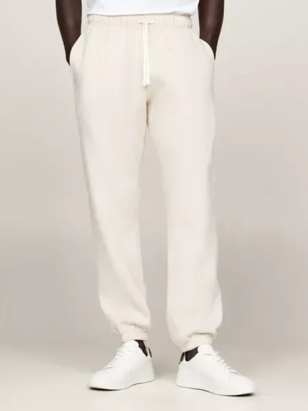 Tommy Hilfiger Pantaloni de trening | Relaxed fit alb
