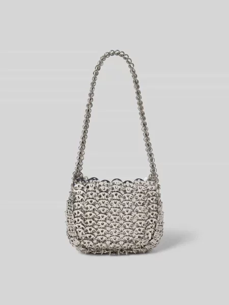 Torebka crossbody w kolorze metalicznym Rabanne