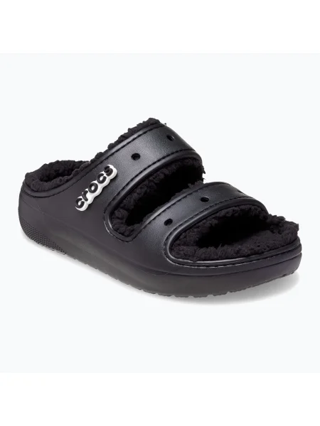 Crocs Classic Cozzzy szandál fekete/fekete flip-flopok. Méret: EU fekete