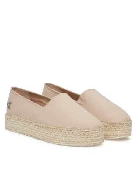 Calvin Klein Jeans Espadrilky Flatform Esdparille Mg/Hdw růžová