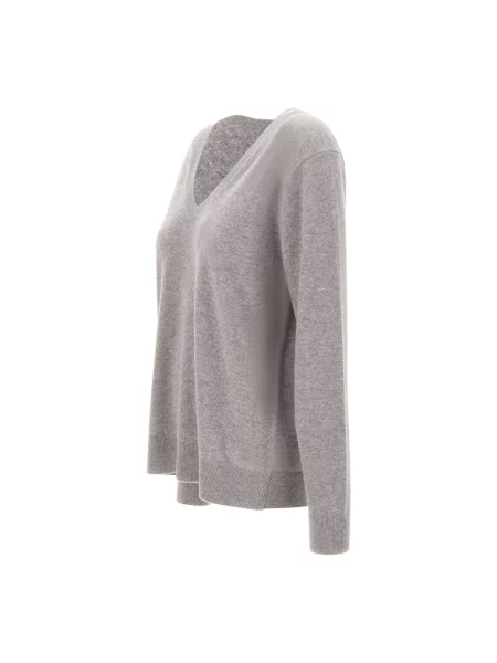 Sweter Vince z kaszmiru szary