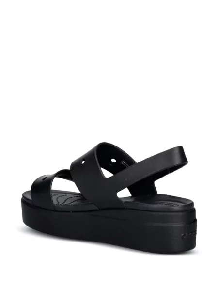 Sandale Crocs cu platformă negru