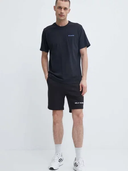 Columbia t-shirt Explorers Canyon wzorzysty czarny