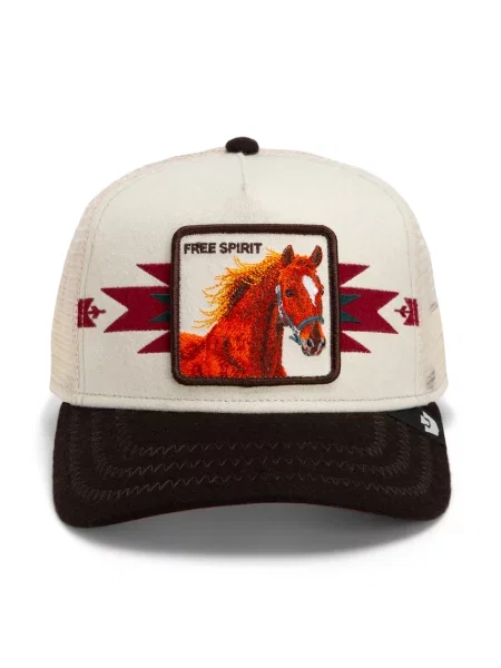 Goorin Bros шапка trucker с вълна Canyon Free Spirit бежово