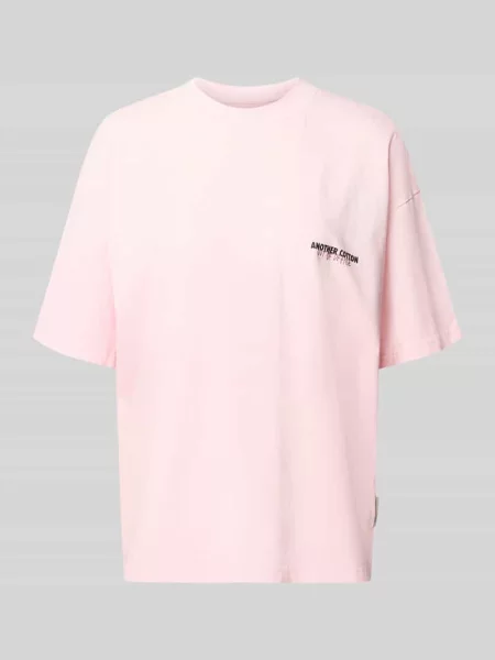 Oversized t-shirt z nadrukiem z logo Another Cotton Lab