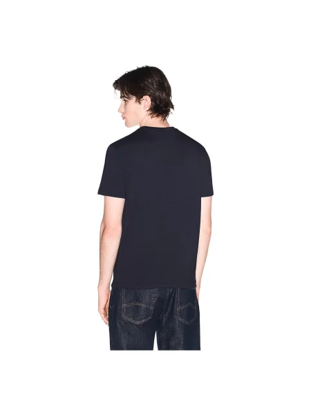 Armani Exchange Tričko Tmavomodrá modrá