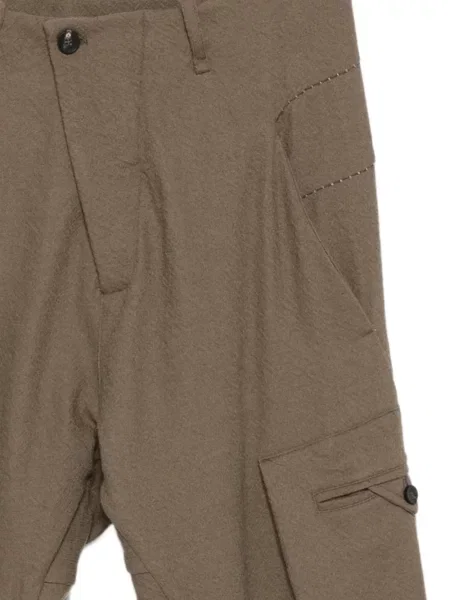 Pantaloni cargo Masnada asimetrice verde
