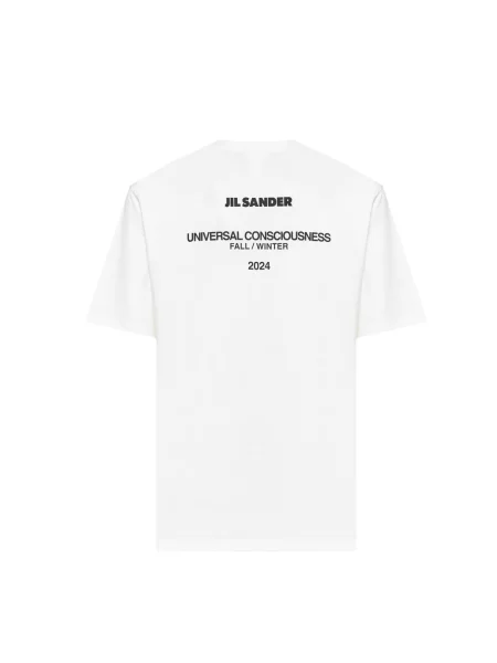 Koszulka Jil Sander biała