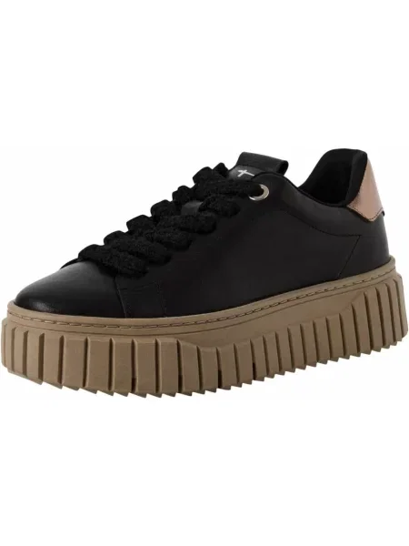 Sneakersy Tamaris skórzane czarne