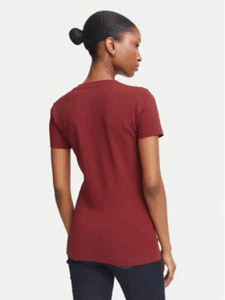 Guess T-shirt Tamnocrvena Regular Fit