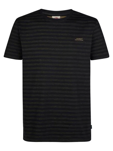 Petrol Industries Tricou brocart / metalic gri