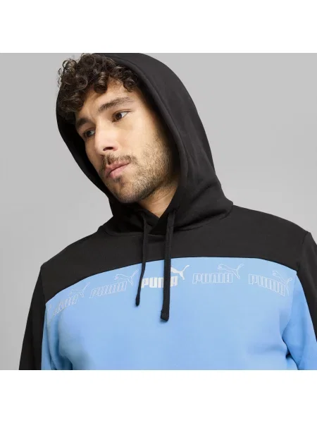 Bluza z kapturem Around the Block niebieska