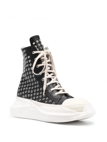 Sneakersy Rick Owens w abstrakcyjne wzory czarne