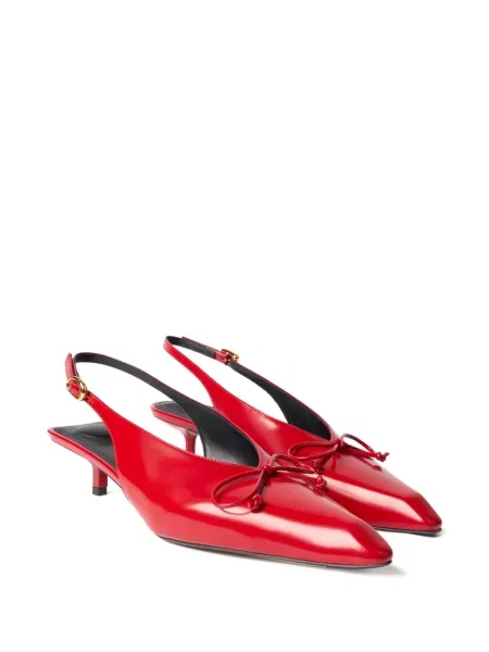 Pantofi cu toc Jacquemus roșu