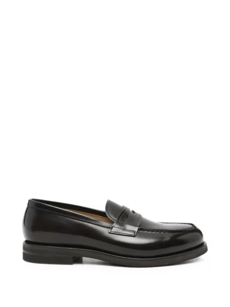 Pantofi loafer Henderson Baracco din piele maro