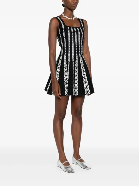 Rochie mini Maje tricotate de costum negru