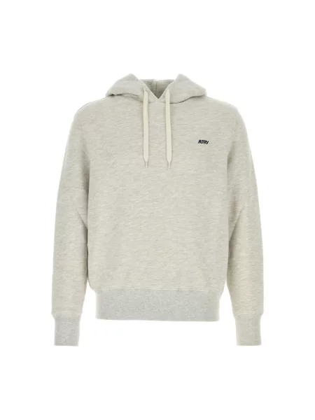 Bluza z kapturem Autry z kapturem z logo szara