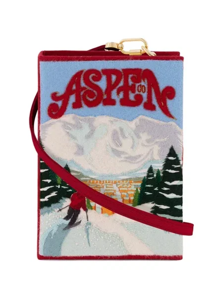 Haftowana kopertówka Olympia Le-tan niebieska