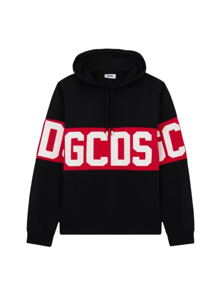 Bluza z kapturem Gcds z logo czarna