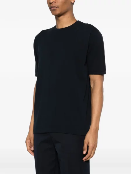 Tricou Della Ciana cu decolteu rotund albastru