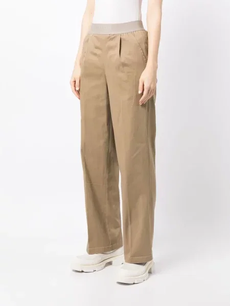 Kelnės Fear Of God Essentials su autografu ruda
