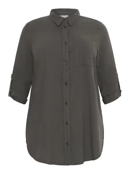 KAFFE CURVE Bluză Nana închis gri