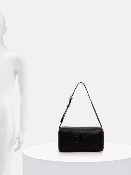 Calvin Klein Táska Bold Ck Slouchy Shoulder Bag fekete