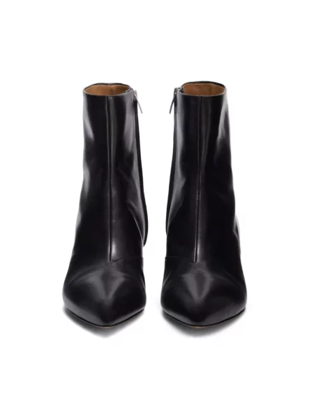 Buty do kostki Jil Sander skórzane czarne