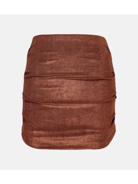 Spódnica Jade Swim frotte brązowa