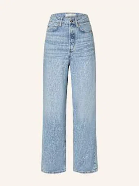 Marc O'polo Wide Leg Džíny tinted light blue wash modré