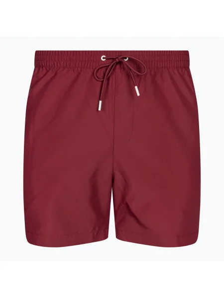 Olcsóbban. Férfi úszónadrág Calvin Klein Medium Drawstring cordovan. Méret: S fehér