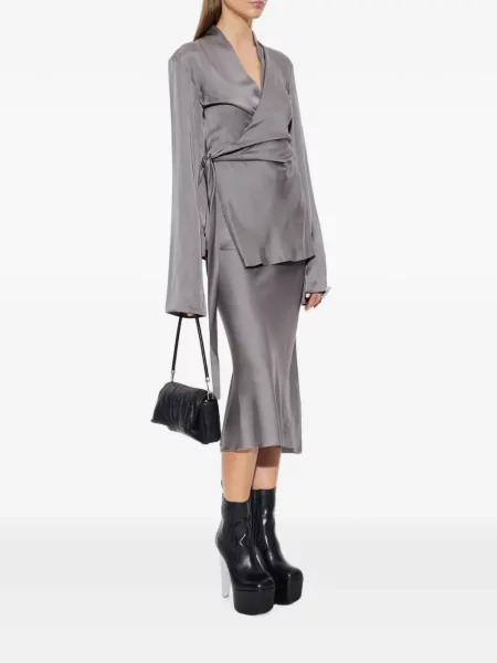 Lung top Rick Owens plic gri