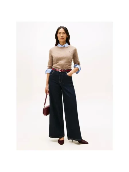 Sweter Tommy Hilfiger beżowy