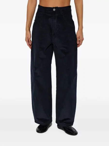 Pantaloni Róhe de catifea cord albastru
