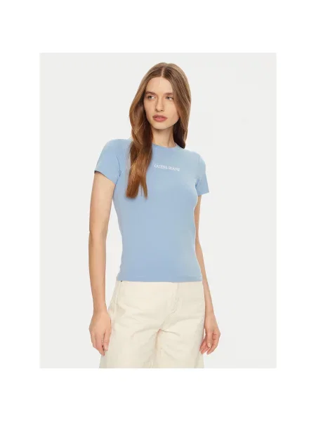 Guess Jeans Футболка Regular Fit блакитний