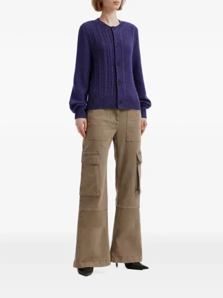 Cardigan We11done tricotate violet