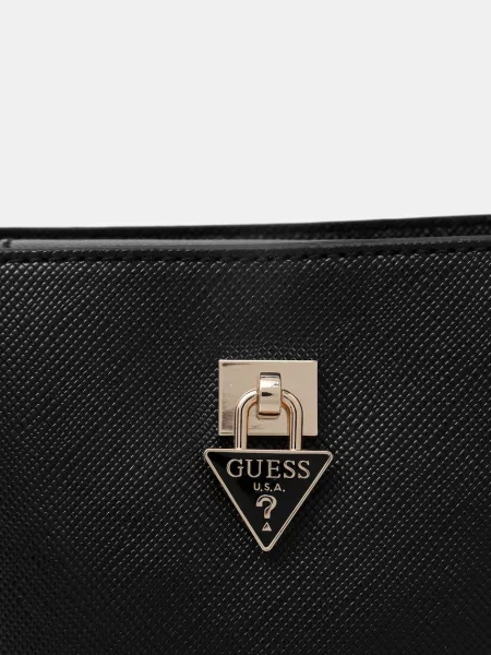Кожаная сумка через плечо Guess