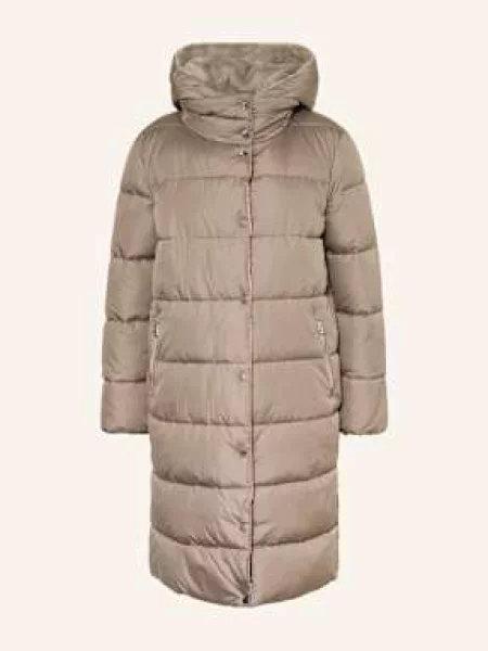 Lilienfels Płaszcz Pikowany Z Odpinaną Podpinką I Sztucznym Futrem beige beżowy