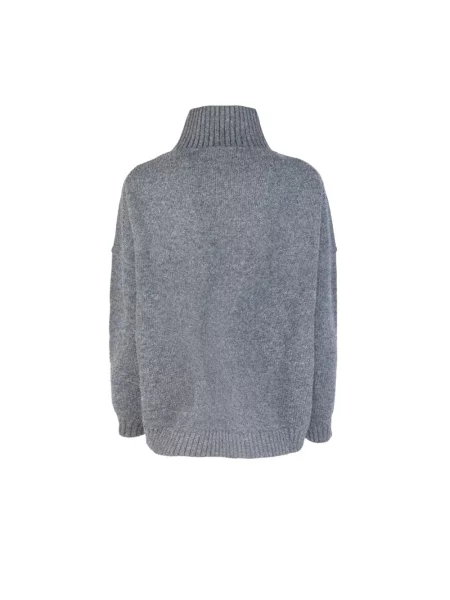 Sweter Weekend Max Mara wełniany szary