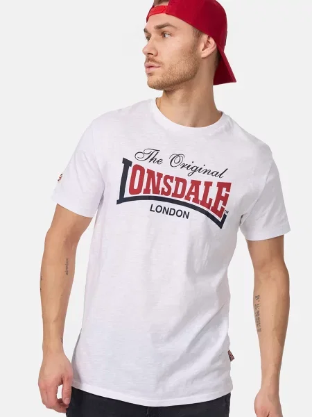 Lonsdale Aldingham Футболка білий
