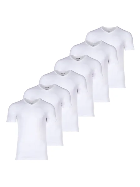 LACOSTE Tričko bílá