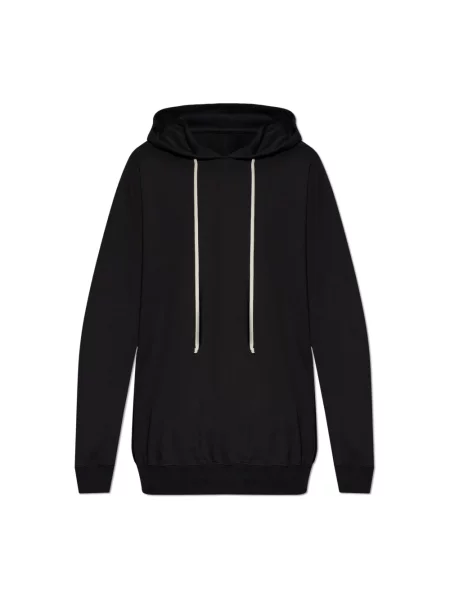 Bluza z kapturem Rick Owens czarna