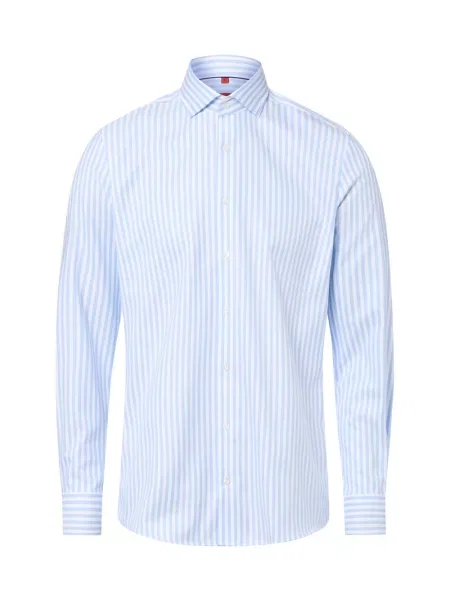 Finshley & Harding Koszula Mężczyźni Slim Fit 38 niebieski