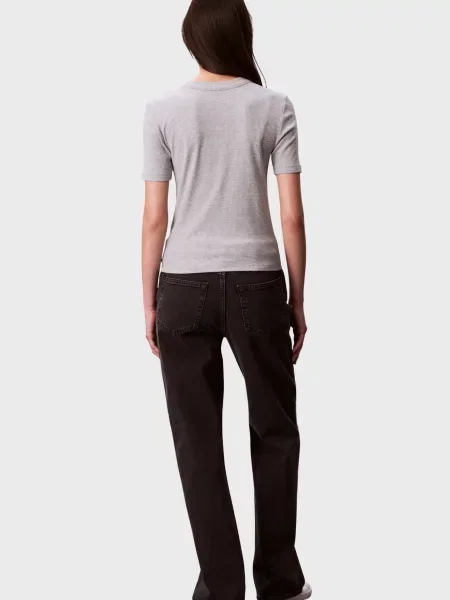 Футболка Calvin Klein Jeans из модала серая