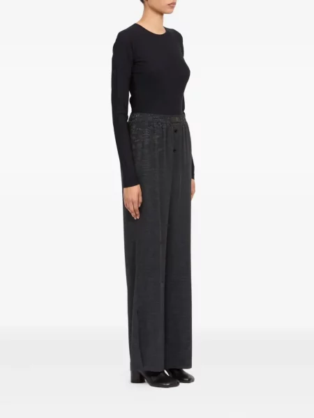 Hlače Mm6 Maison Margiela siva
