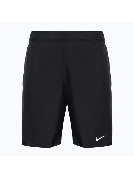 Pantaloni scurți de tenis Nike Court Dri-Fit Victory 9" pentru bărbați alb/negru alb