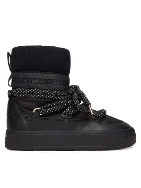 Tommy Hilfiger Cizme de zăpadă Snow Boot Water Repellent negru